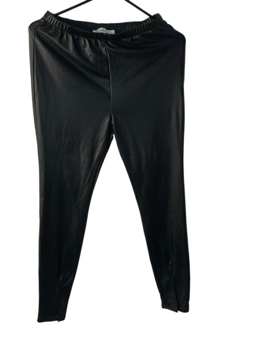 Black Faux Leather Leggings - Women Pants & Jumpsuits